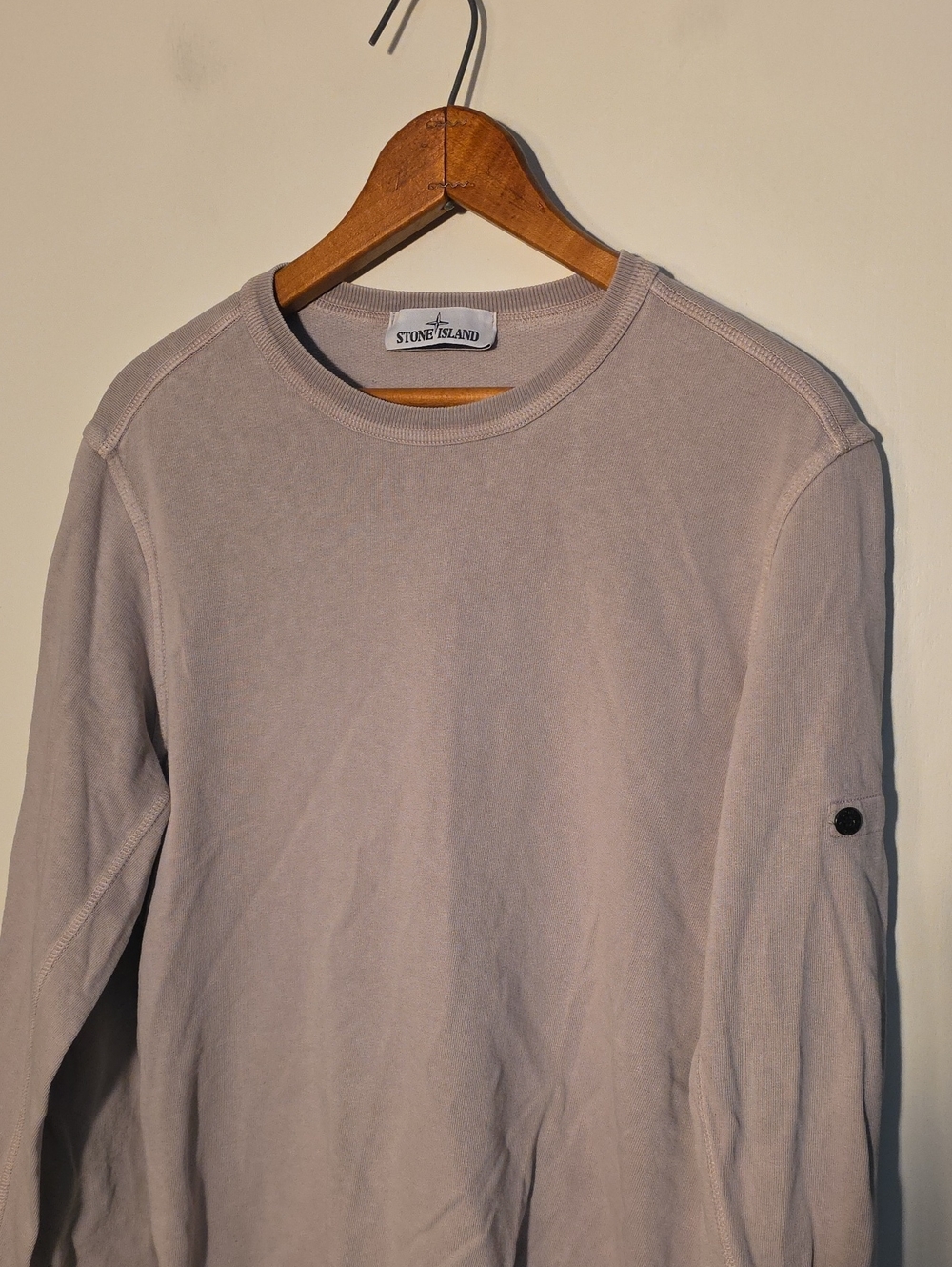 Stone Island Men's Medium Crewneck Tan Sweatshirt Awesome Overall Condition